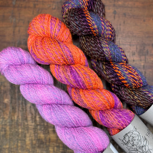 3 SKEIN OOAK HOMESTEAD SPORT BUNDLE #10