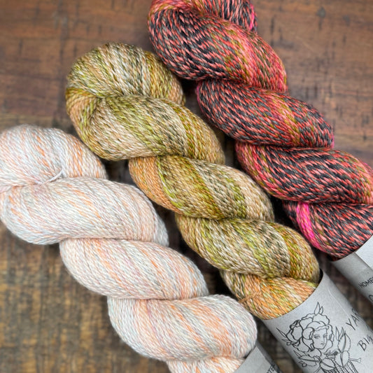 3 SKEIN OOAK HOMESTEAD SPORT BUNDLE #12