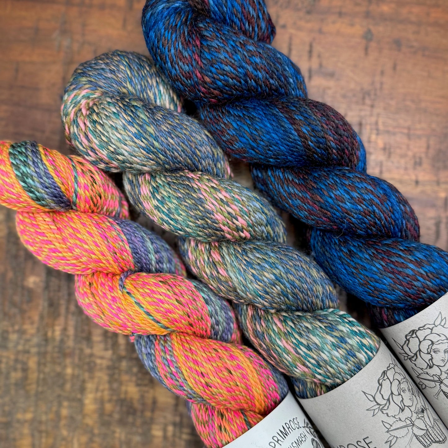 3 SKEIN OOAK HOMESTEAD SPORT BUNDLE #16