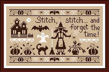 "Stitch, stitch...and forget the time!" - by Jardin Prive'