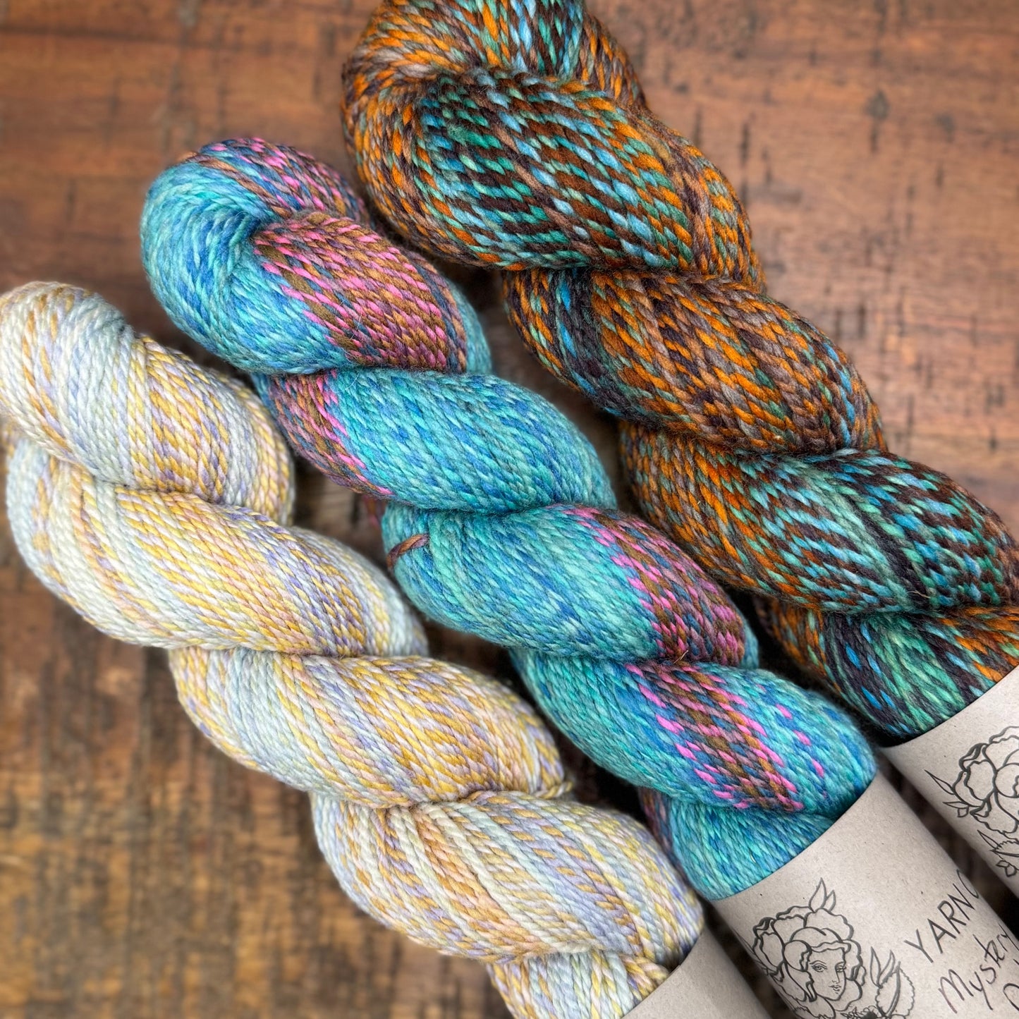 3 SKEIN OOAK HOMESTEAD SPORT BUNDLE #18