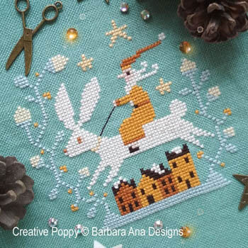 "Christmas Hare" - by Barbara Ana Designs