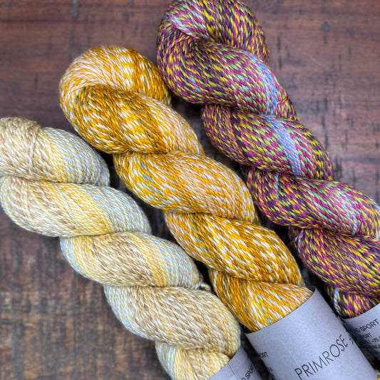 3 SKEIN OOAK HOMESTEAD SPORT BUNDLE #28