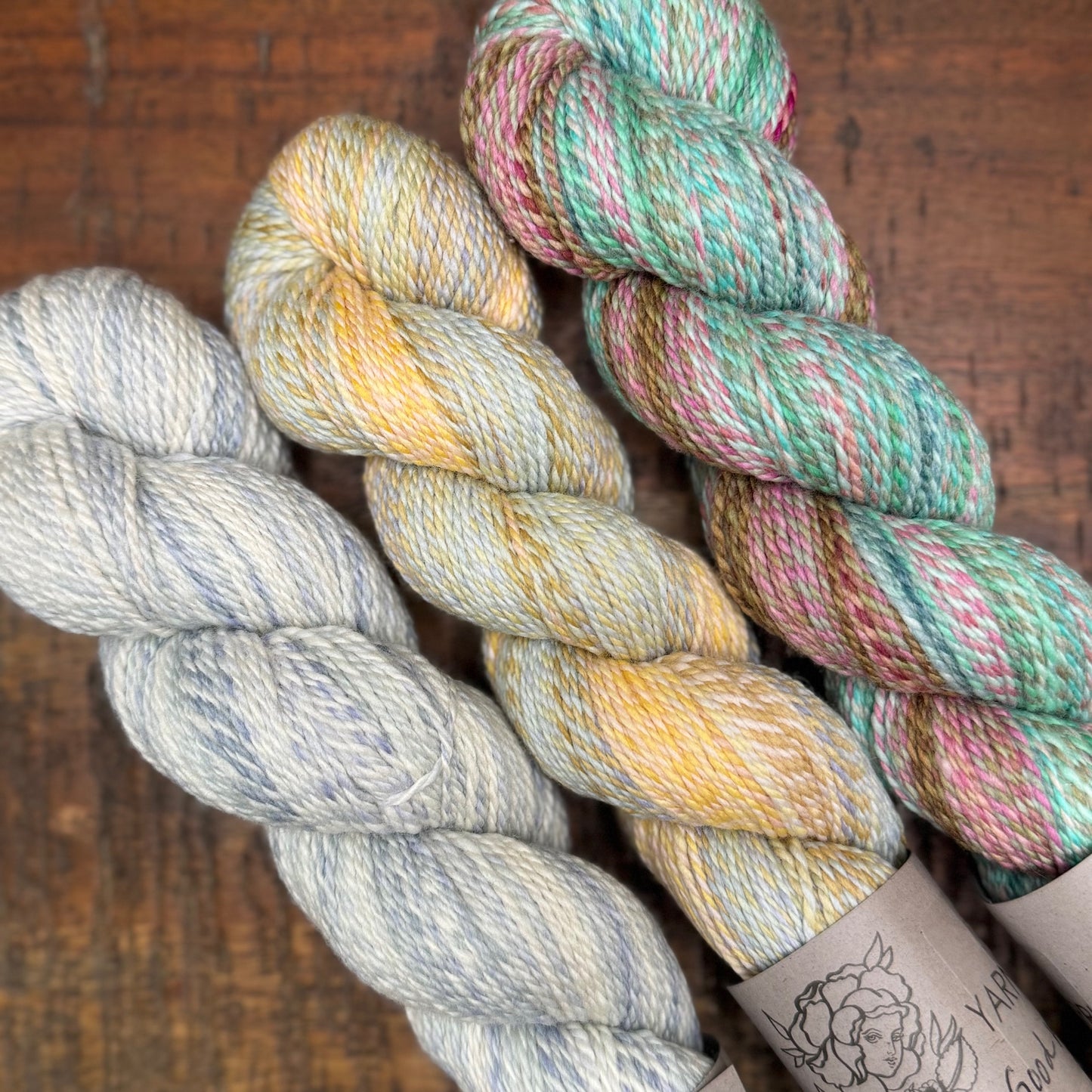 3 SKEIN OOAK HOMESTEAD SPORT BUNDLE #39