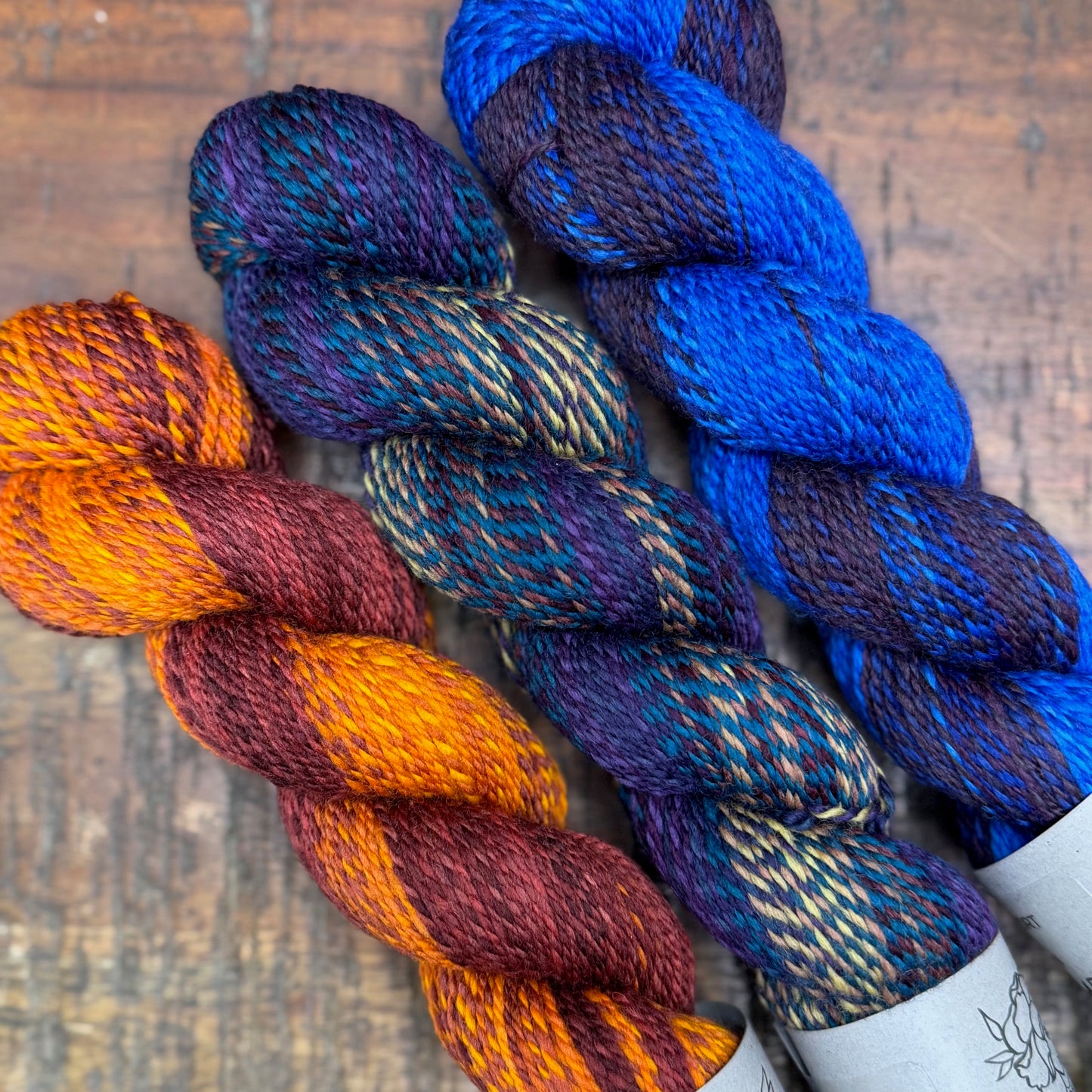 3 SKEIN OOAK HOMESTEAD SPORT BUNDLE #40