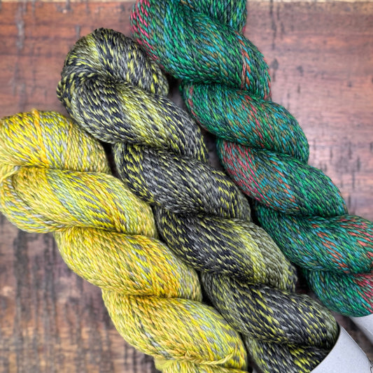 3 SKEIN OOAK HOMESTEAD SPORT BUNDLE #9