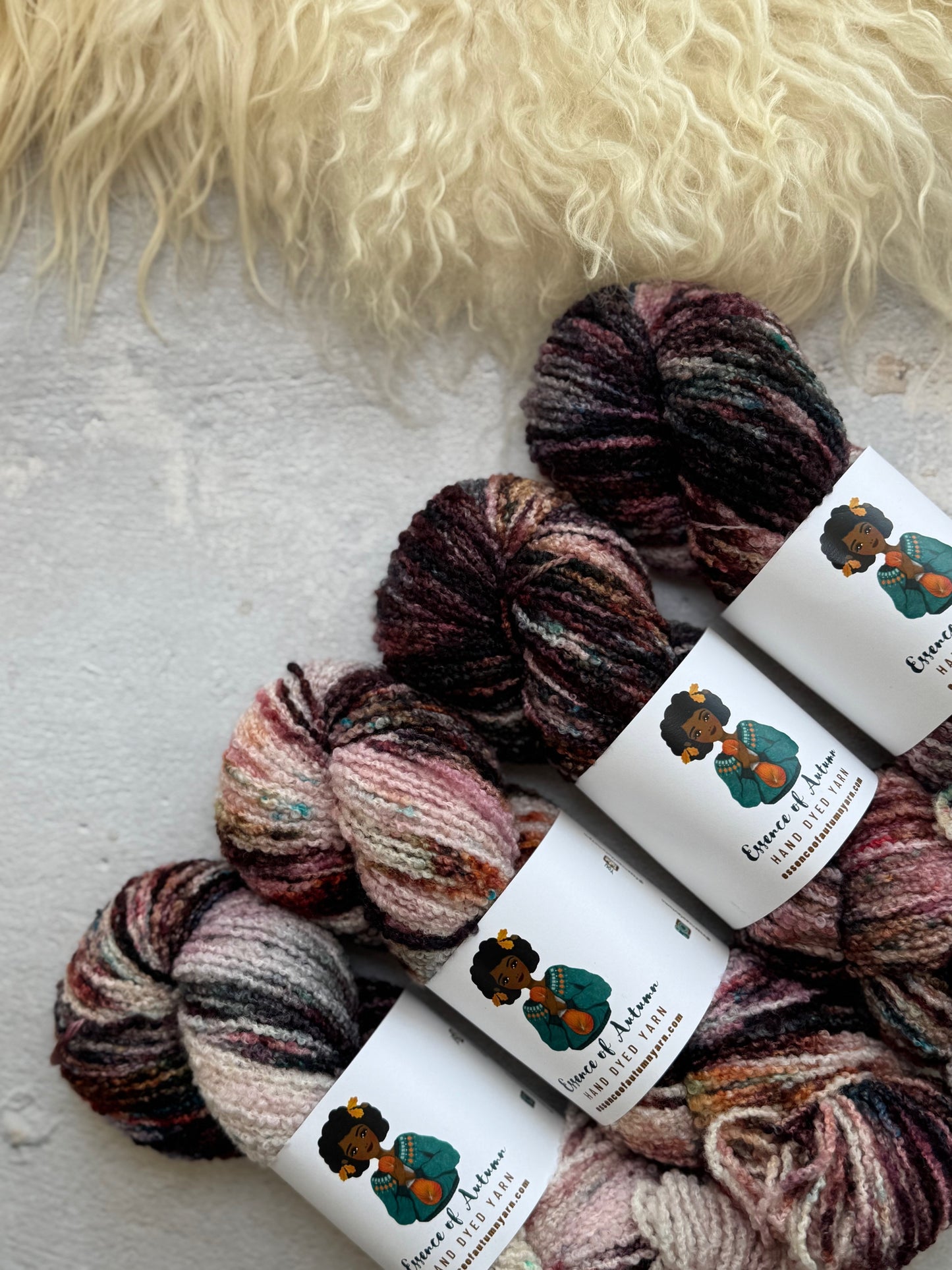 African Violet- Cozy Merino Boucle