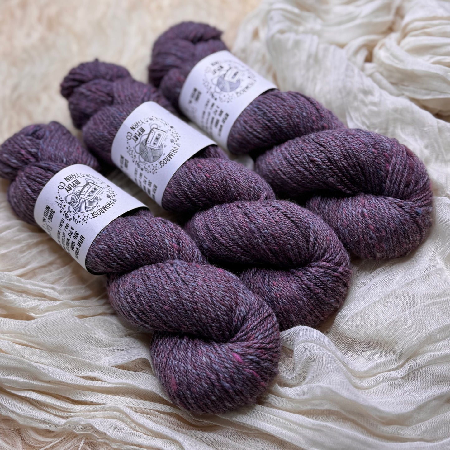 *NEW* Dark Mauve No. 1 - REPLAY WORSTED