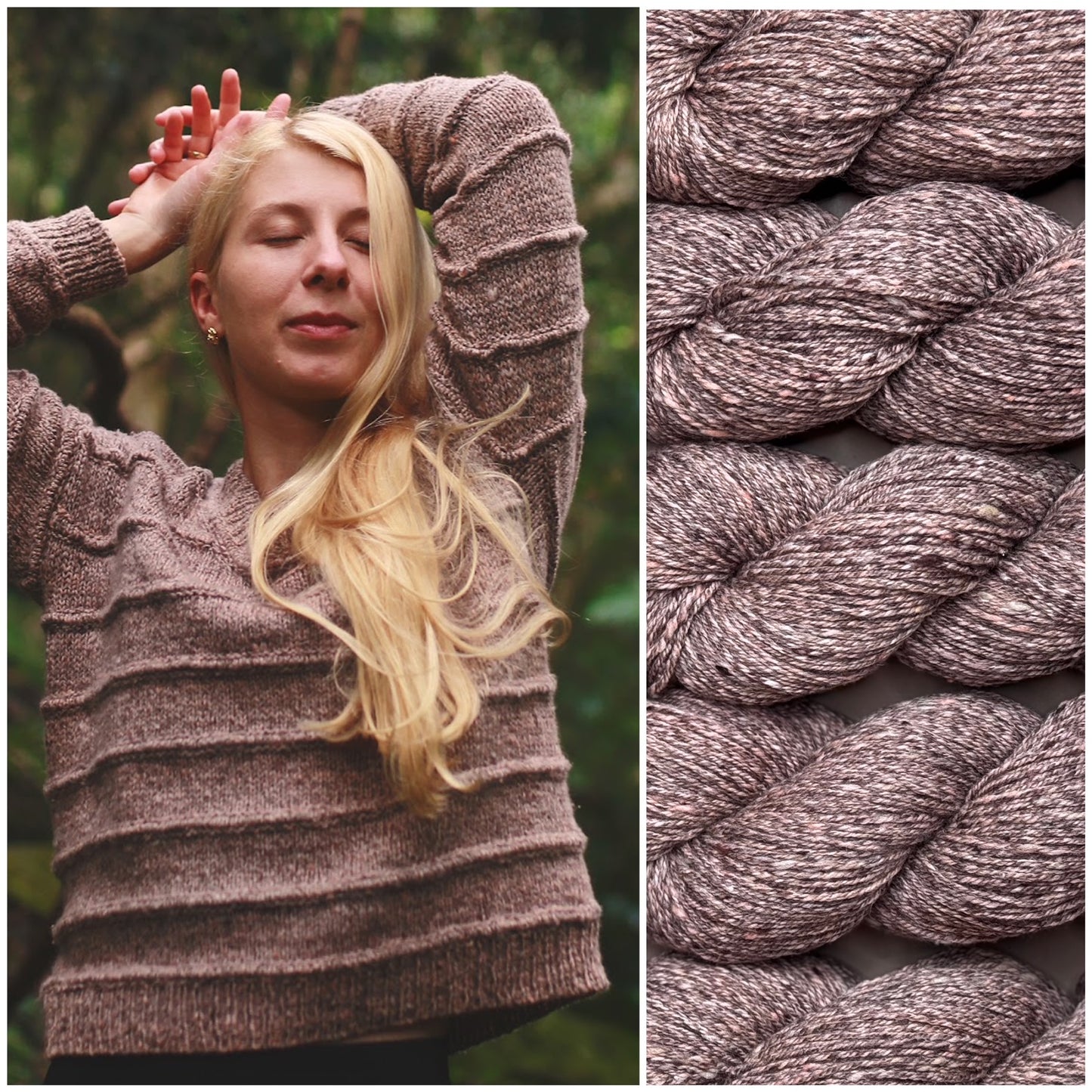 Grey Peach No. 1 - *'PENNY BUN' CUSTOM COLOR* REPLAY WORSTED