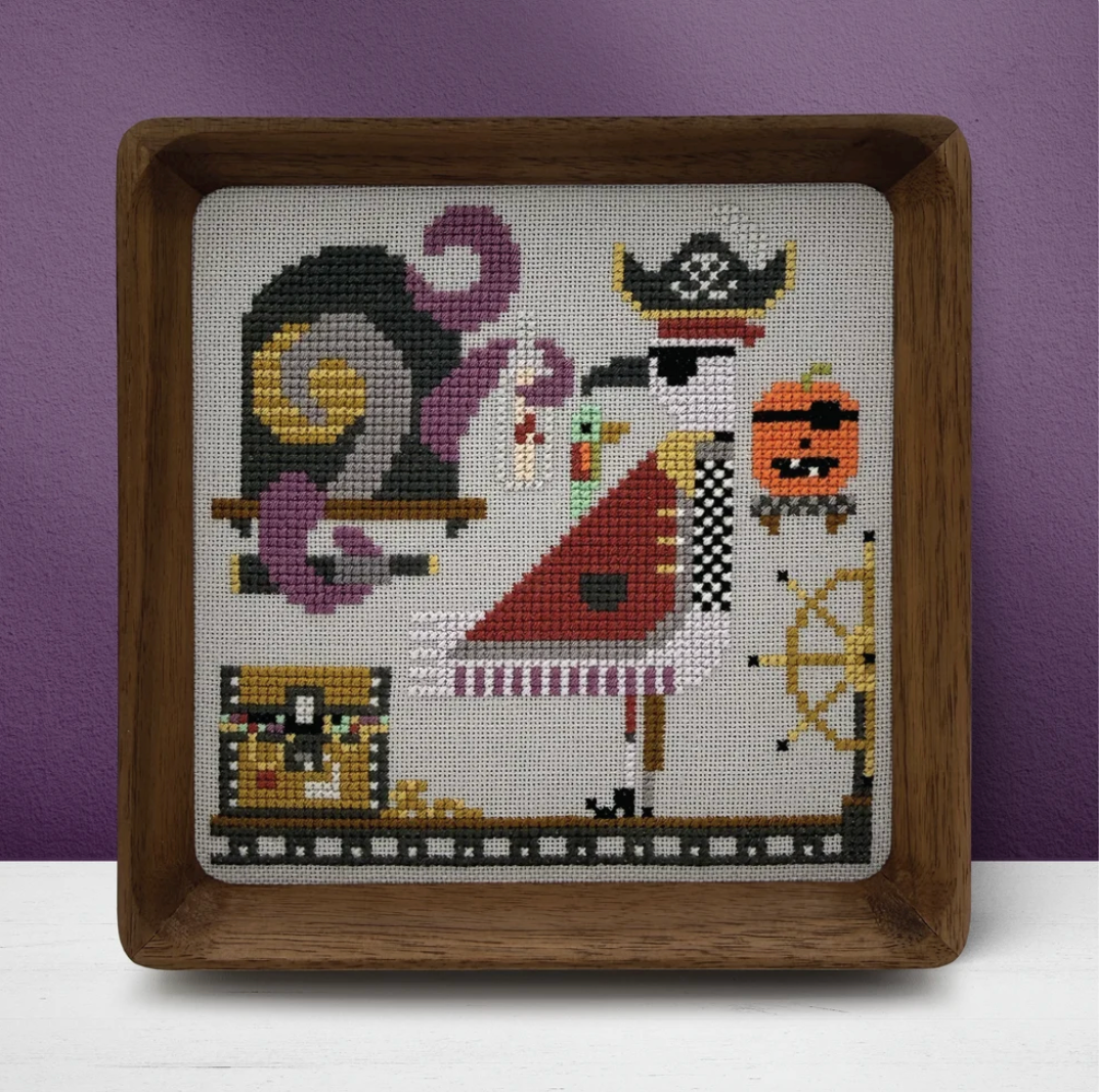 "Trick or Tweed | Percy"- Boomerang Stitches
