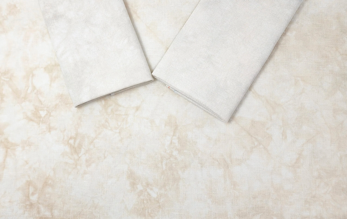 BESTITCHME: "Sugar Cream Pie"- 40 ct Linen (1/4 yd)
