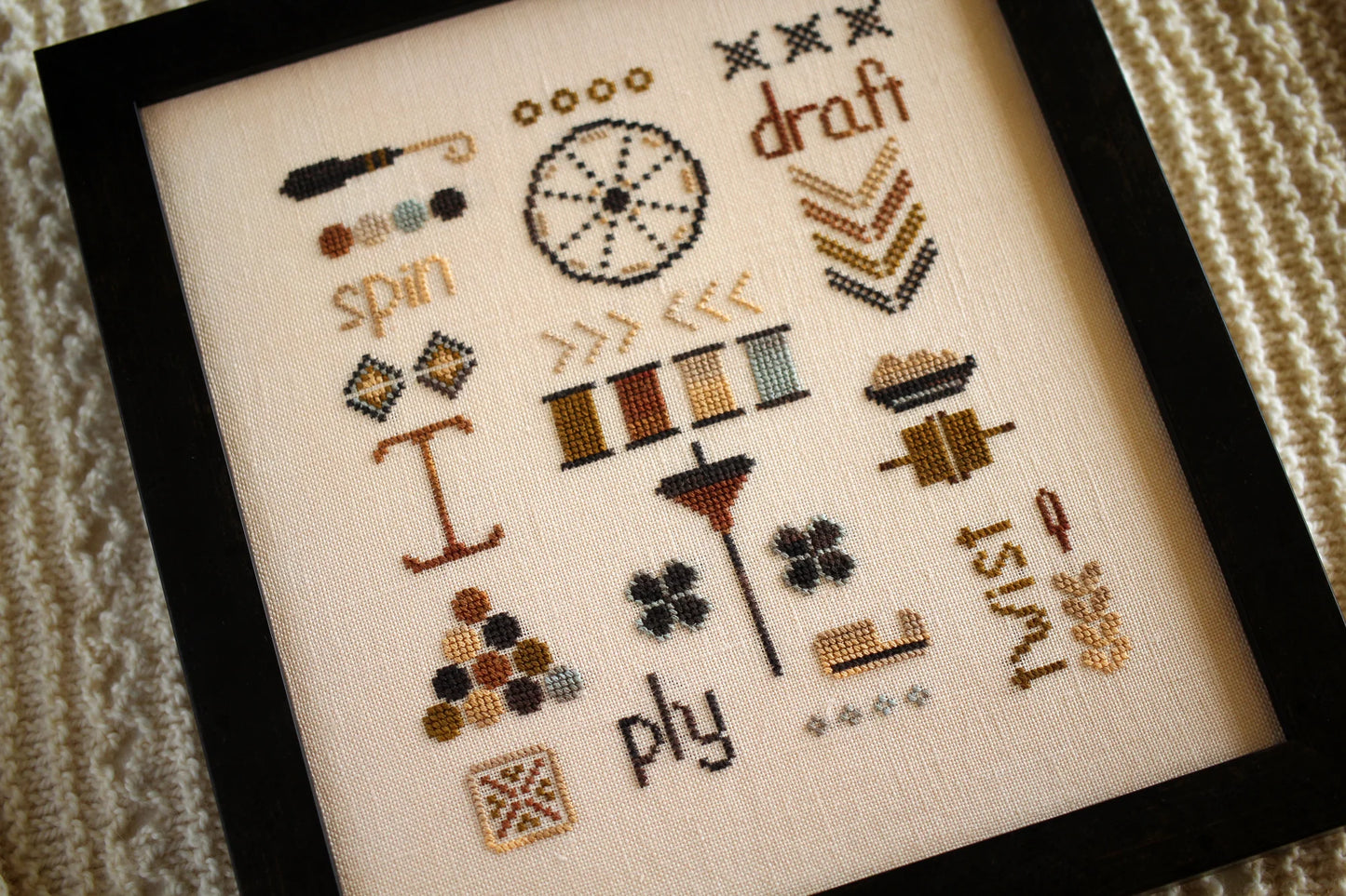 "A Spinner's Sampler" - by October House Fiber Arts