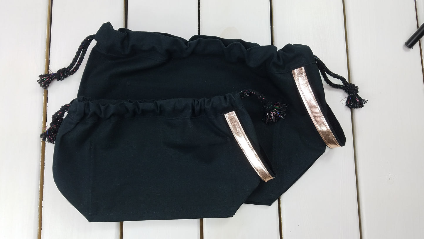 Large/Small Black Project Bag