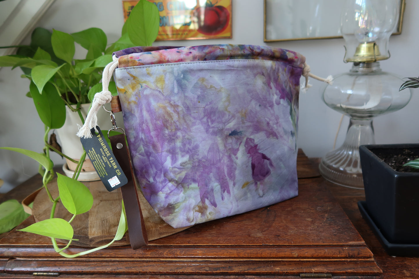 Ice Dyed Project Bag #7