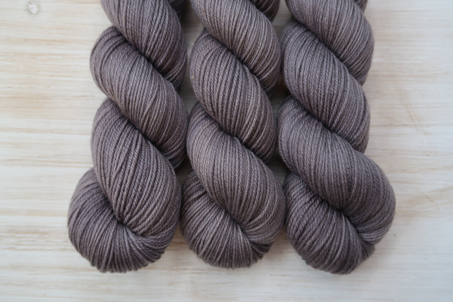Graphite- 100% American Superwash Merino Rose Sport