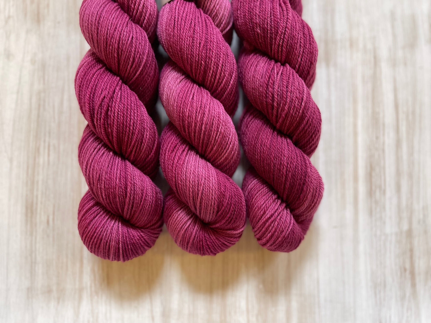 Prom Queen- 100% American Superwash Merino Rose Sport