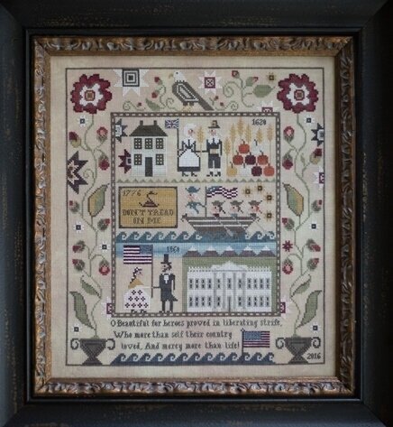 "Heritage Sampler" - by Plum Street Samplers