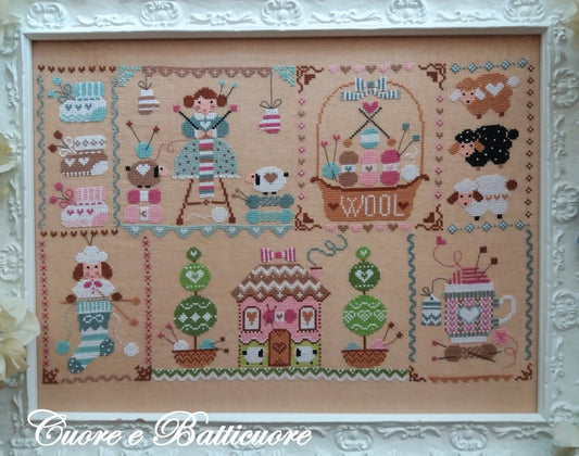 "Knitting in Quilt" - by Cuore E Batticuore