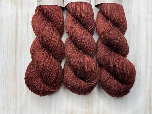 Smokestack- 100% American Superwash Merino Rose Sport