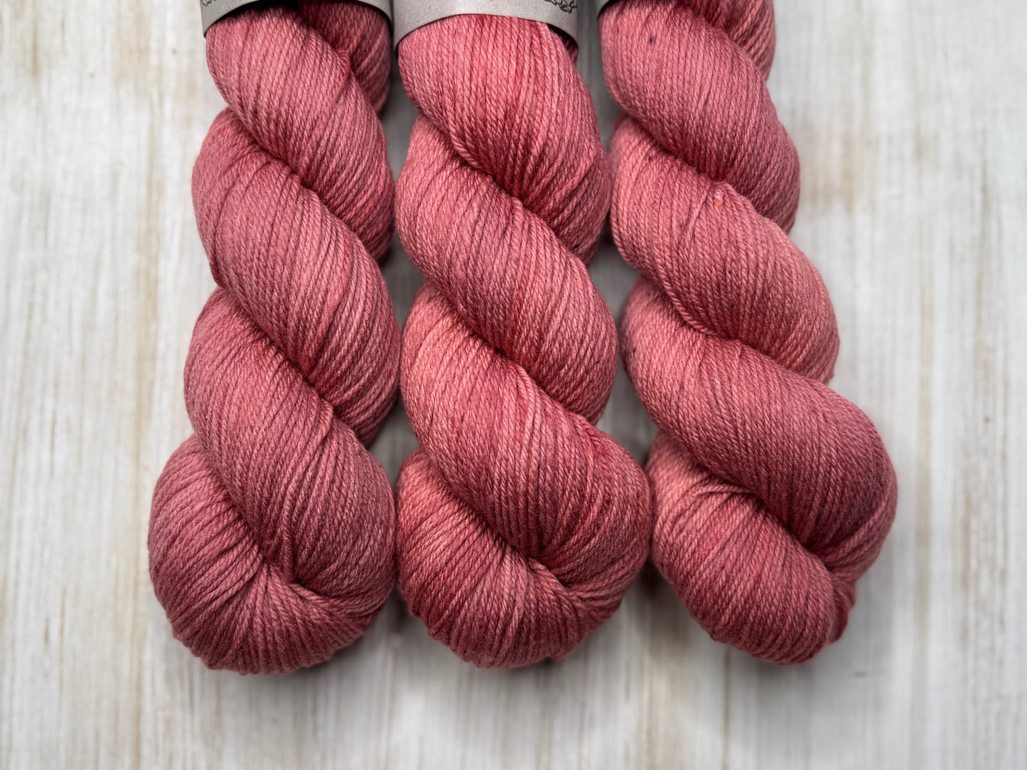 Fable- 100% American Superwash Merino Rose Sport