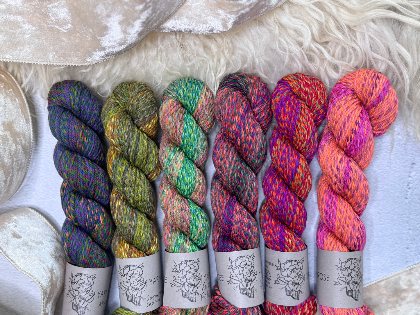 OOAK 6 Skein Homestead Worsted Bundle # 10