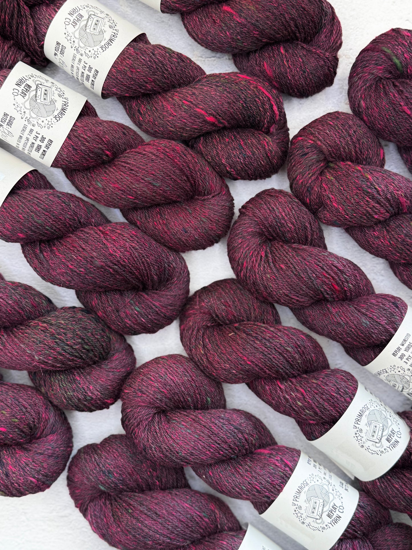 *NEW* Black Raspberry No. 1 - REPLAY WORSTED
