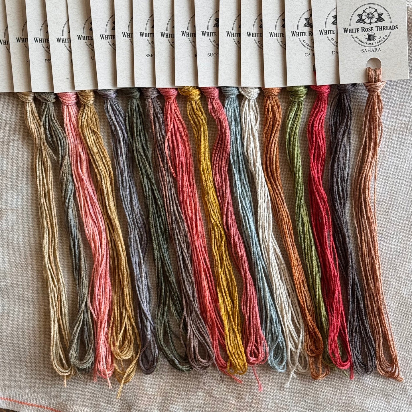 "With Needle & Thread" (With Thy Needle and Thread)- White Rose Threads Conversion Thread Pack