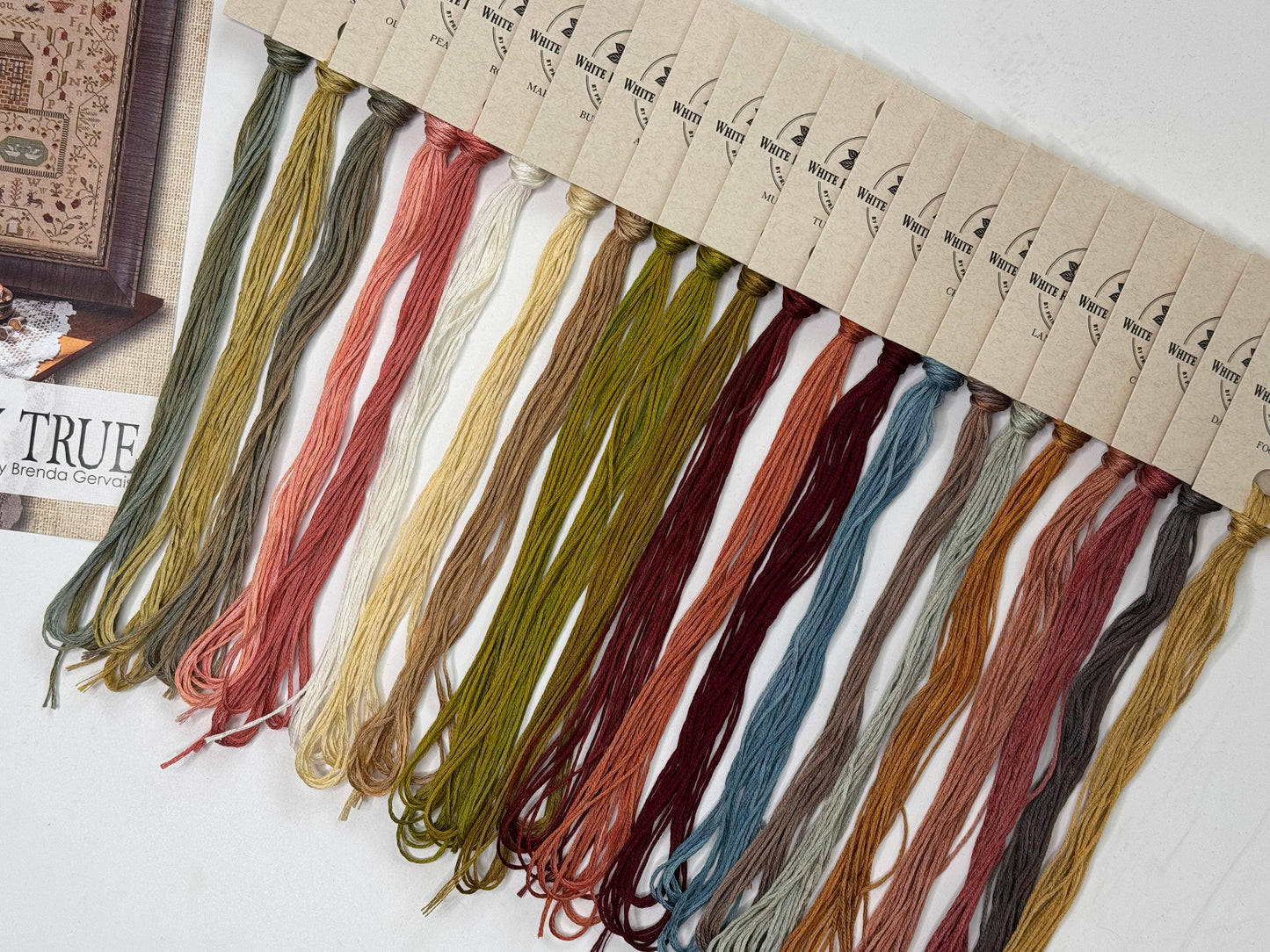 "Stay True" (With Thy Needle and Thread)- White Rose Threads Conversion Thread Pack