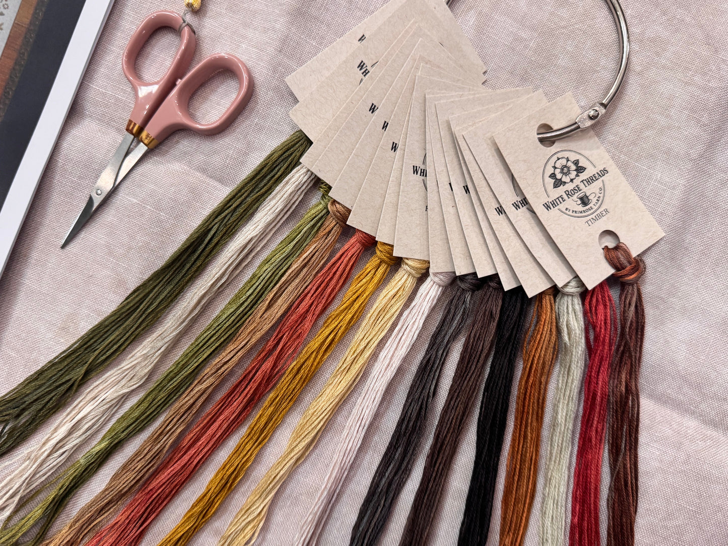 *37th Birthday Floss Pack!* "Real Comfort" (Plum Street Samplers)- White Rose Threads Conversion Thread Pack