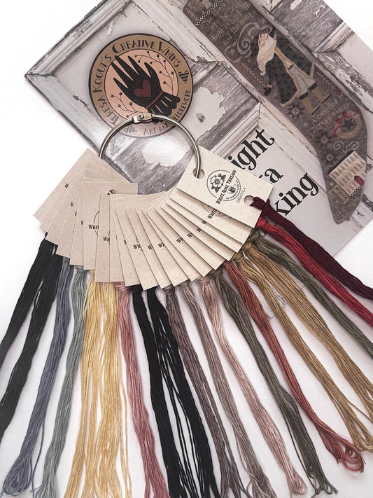 "Midnight Santa" (Teresa Kogut)- White Rose Threads Conversion Thread Pack