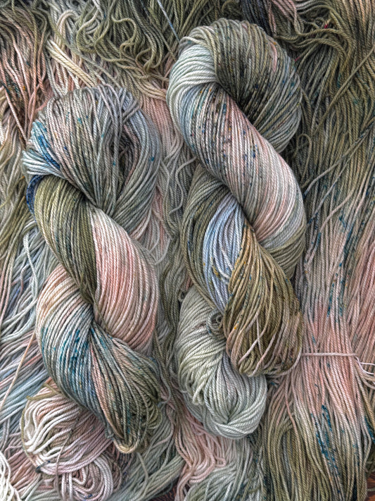 PRE ORDER- *LIMITED EDITION / FUNDRAISER* "With Love & With Purpose"- 100% American Superwash Merino Rose Sport