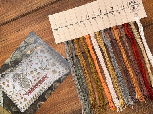 "Autumn's Bouquet" (With Thy Needle & Thread)- White Rose Threads Conversion Thread Pack