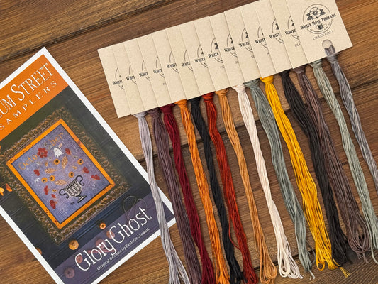 "Glory Ghost" (Plum Street Samplers)- White Rose Threads Conversion Thread Pack