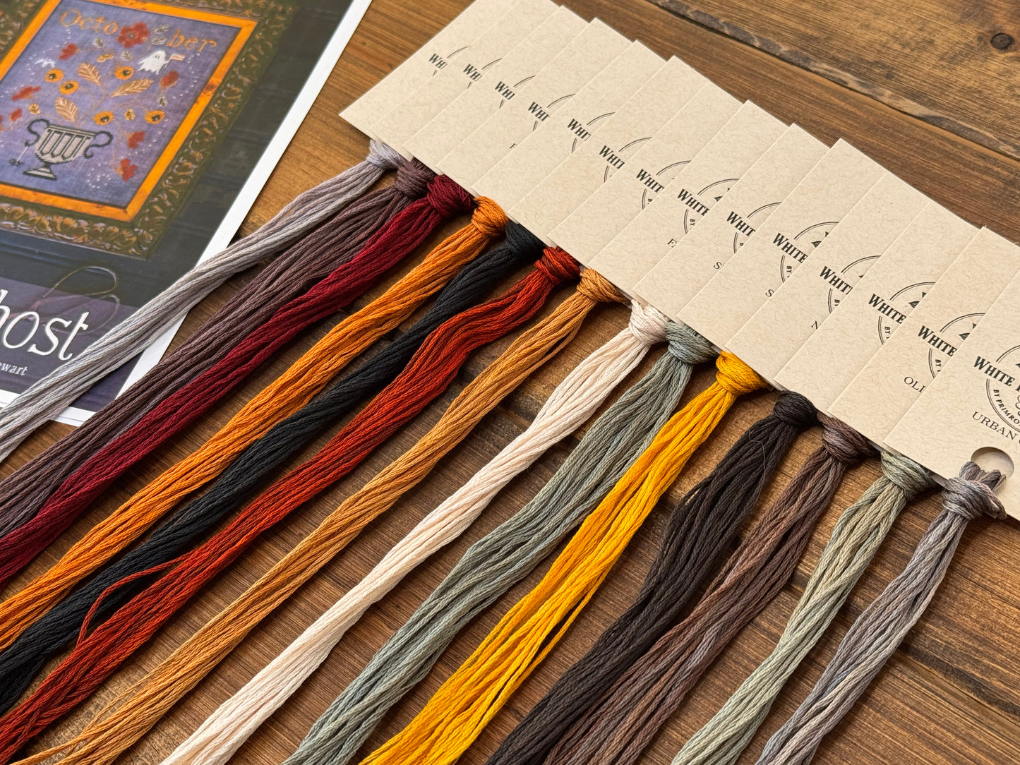 "Glory Ghost" (Plum Street Samplers)- White Rose Threads Conversion Thread Pack
