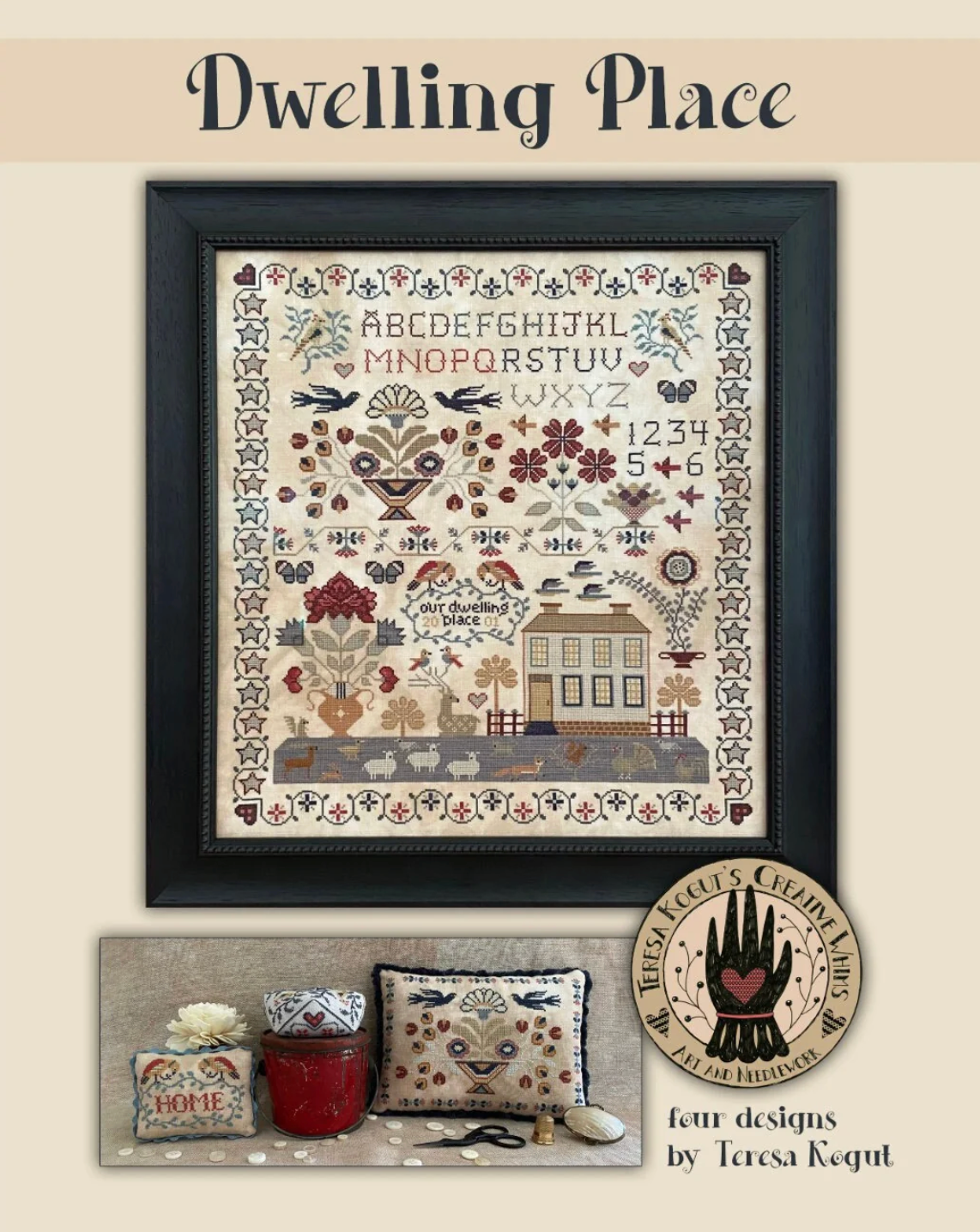 "Dwelling Place" (4 design book) - by Teresa Kogut