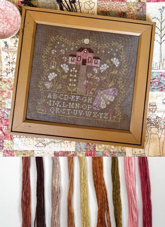 *PRE-ORDER* "Moonlight Garden" (Blueberry Ridge)- White Rose Threads Conversion Thread Pack