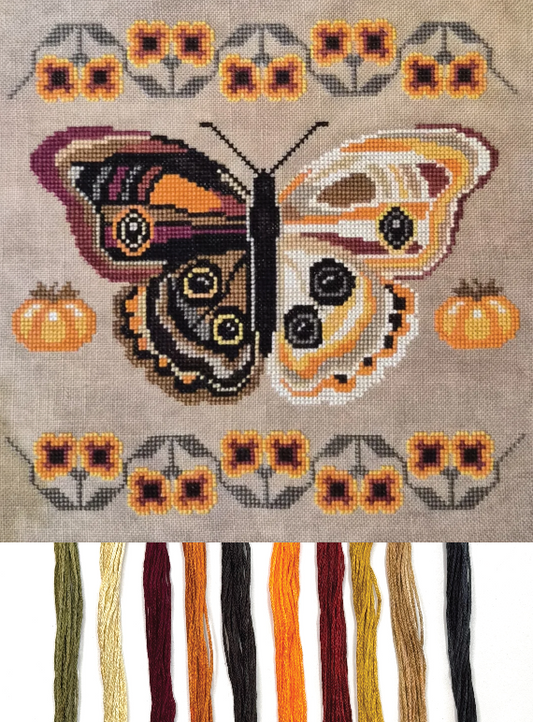 *PRE-ORDER* "A Study In Persimmon" (The Artsy Housewife)- White Rose Threads Conversion Thread Pack