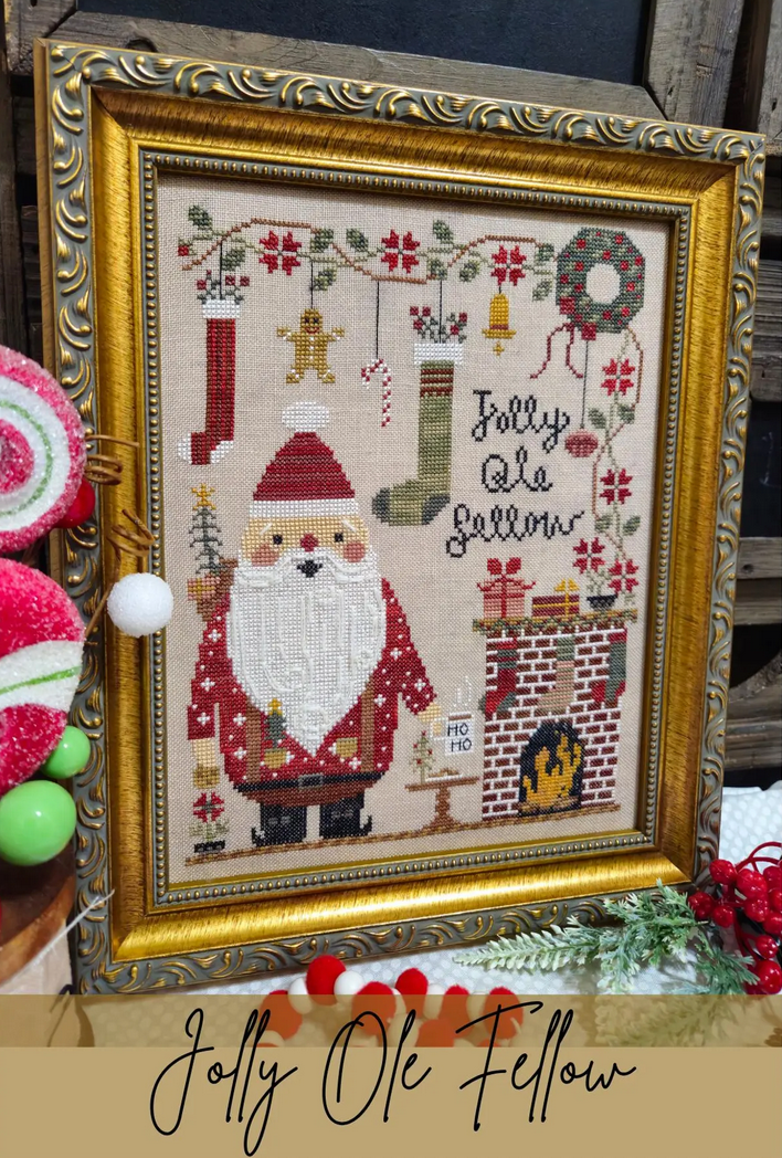 "Jolly Ole Fellow"- Quaint Rose Needlearts