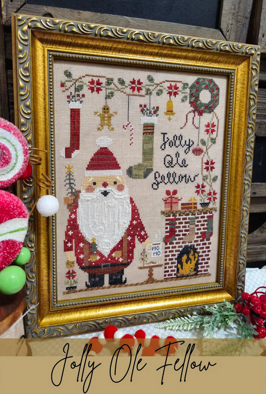 "Jolly Ole Fellow"- Quaint Rose Needlearts