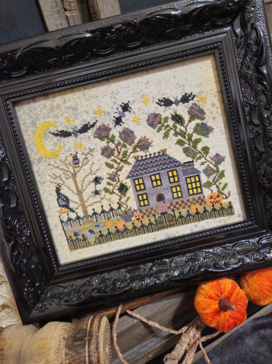 "Spooky Mansion"- Quaint Rose Needlearts