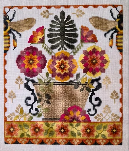 "Ferns and Flowers" - by The Artsy Housewife