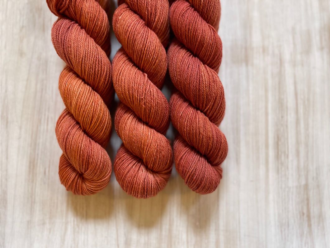 Autumn Harvest- 100% American Superwash Merino Rose Sport