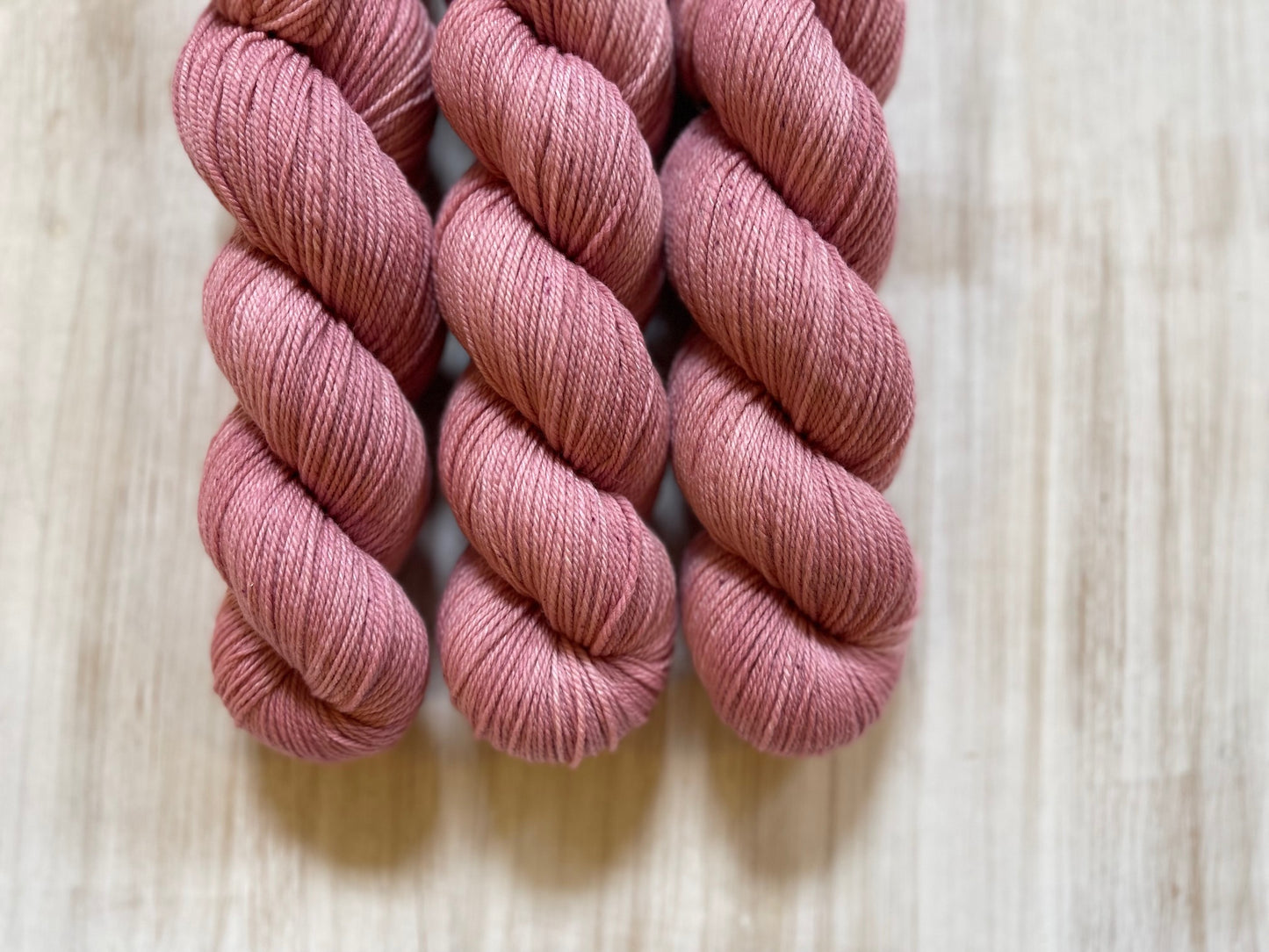 Venus- 100% American Superwash Merino Rose Sport